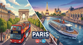 🚌⚓ Paris Land & Water Combo: Open-Top Bus Tour + Seine River Cruise